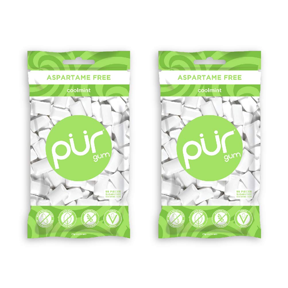 PUR Gum Coolmint Chewing Gum 2.8 oz 2 Count
